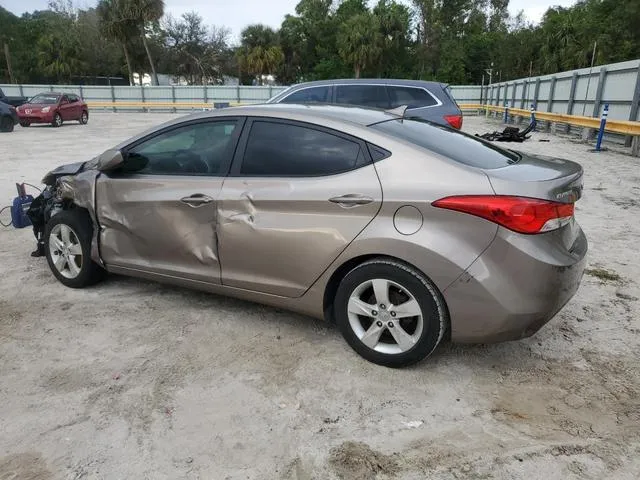 5NPDH4AE0CH119184 2012 2012 Hyundai Elantra- Gls 2