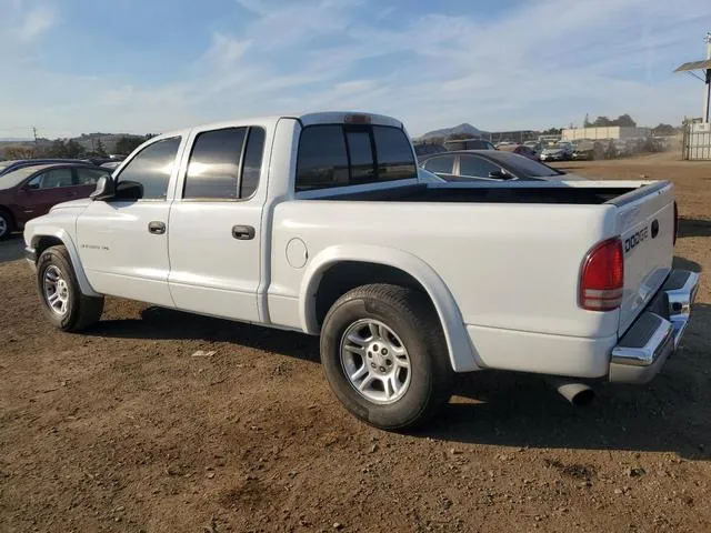 1B7HL48NX2S560486 2002 2002 Dodge Dakota- Quad Slt 2