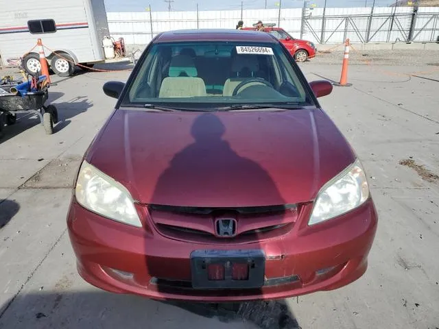 2HGES267X5H605244 2005 2005 Honda Civic- EX 5