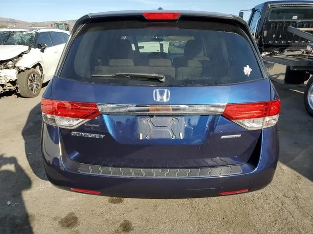 5FNRL5H31GB134084 2016 2016 Honda Odyssey- SE 6