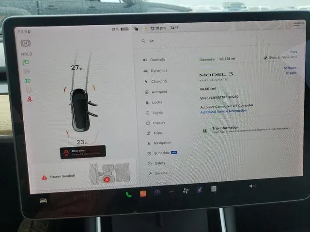 5YJ3E1EA7KF190289 2019 2019 Tesla MODEL 3 9