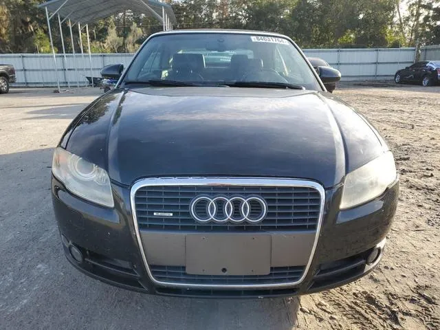 WAUDF48H27K017234 2007 2007 Audi A4- 2-0T Cabriolet Quattro 5