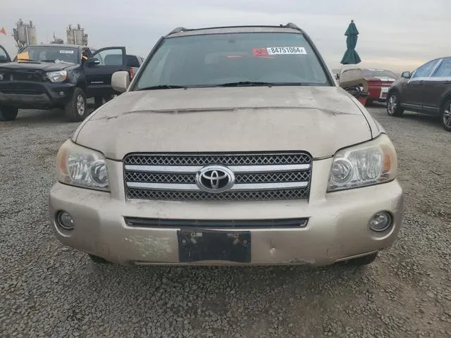 JTEEW21A870045572 2007 2007 Toyota Highlander- Hybrid 5