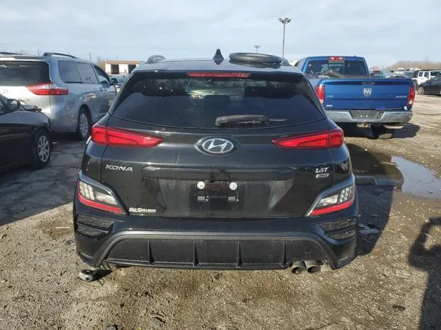 KM8K3CA31NU826992 2022 2022 Hyundai Kona- N Line 6