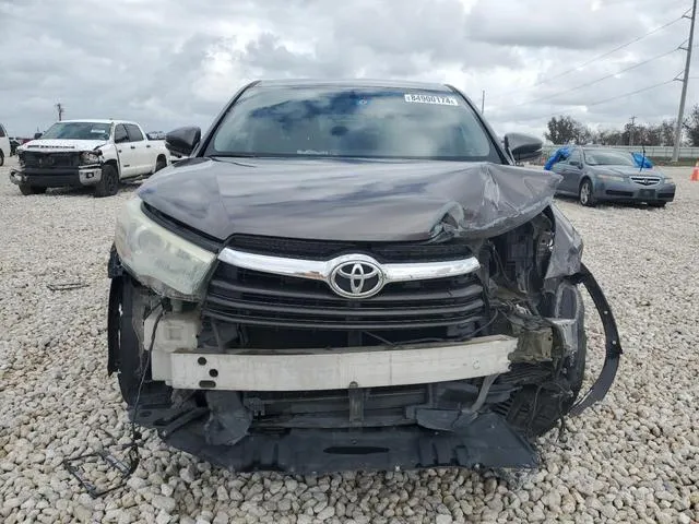 5TDZKRFH2GS157149 2016 2016 Toyota Highlander- LE 5