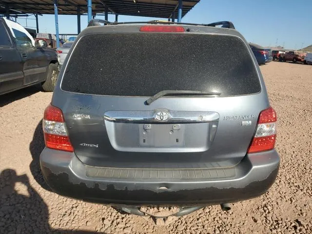 JTEEW21AX60014368 2006 2006 Toyota Highlander- Hybrid 6