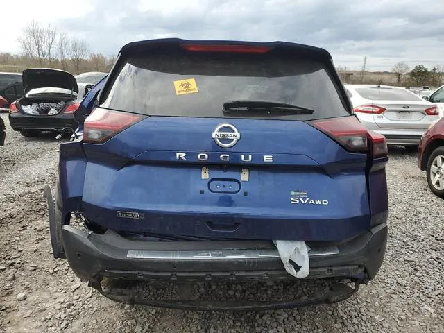 5N1AT3BB6MC708202 2021 2021 Nissan Rogue- SV 6