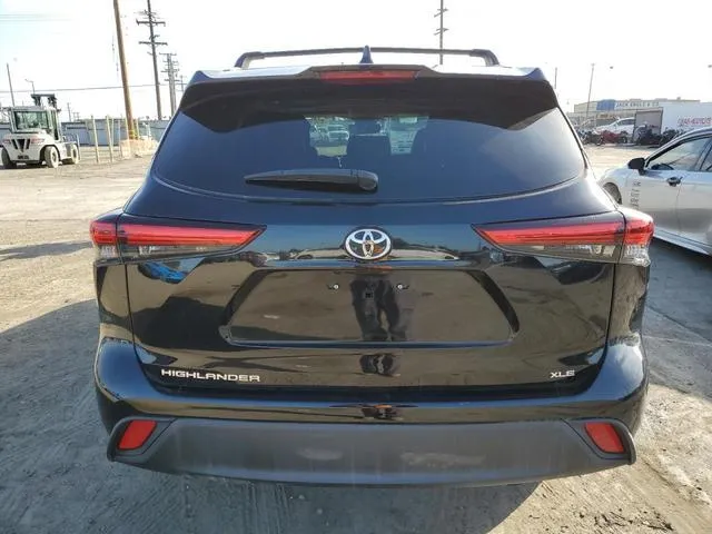 5TDHZRAH9NS550951 2022 2022 Toyota Highlander- Xle 6