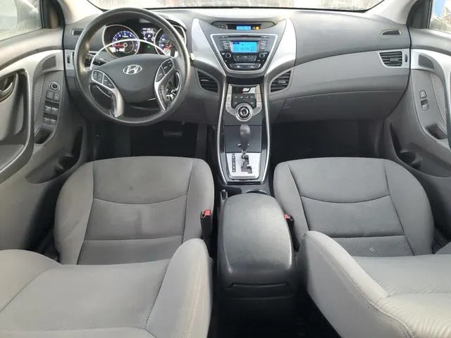 KMHDH4AE9DU957264 2013 2013 Hyundai Elantra- Gls 8