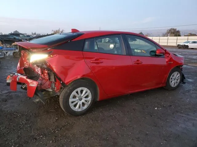 JTDKARFU0L3121439 2020 2020 Toyota Prius- L 3