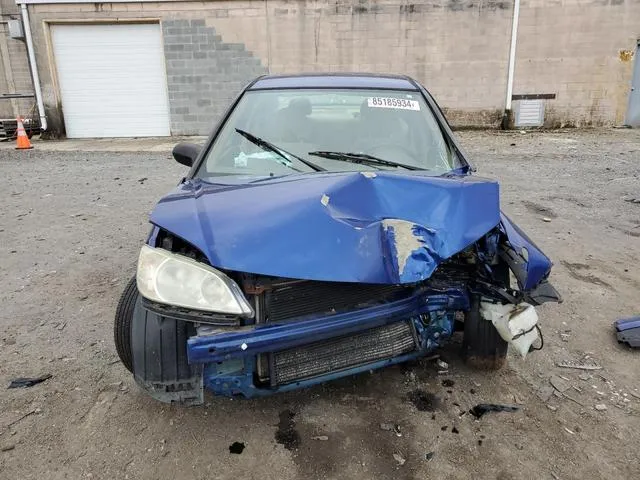 1HGES16315L019283 2005 2005 Honda Civic- Dx Vp 5