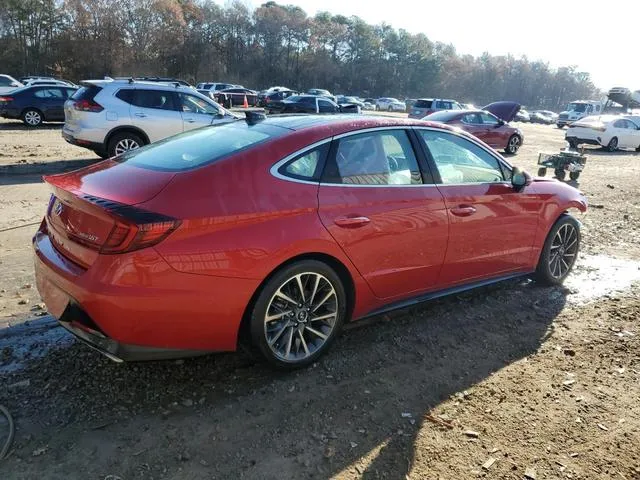 5NPEH4J27MH101812 2021 2021 Hyundai Sonata- Limited 3