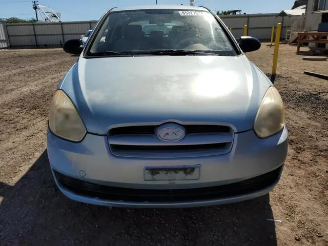 KMHCM36C59U119099 2009 2009 Hyundai Accent- GS 5