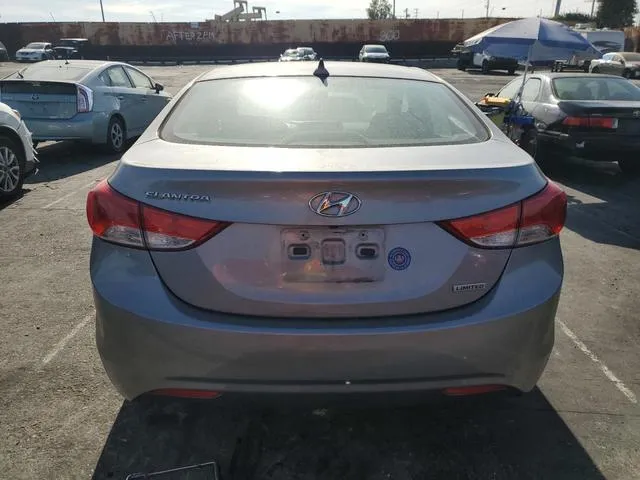 KMHDH4AE3CU281523 2012 2012 Hyundai Elantra- Gls 6