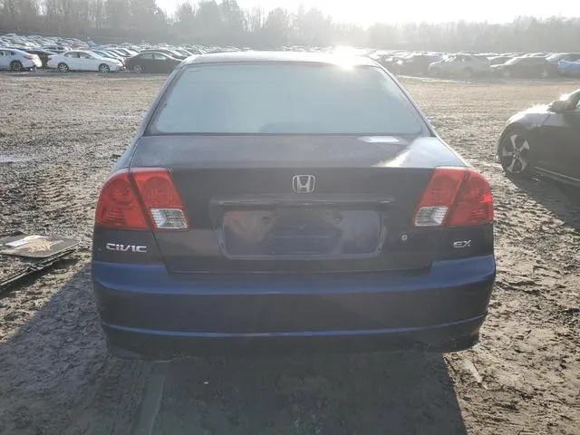 2HGES26845H605300 2005 2005 Honda Civic- EX 6