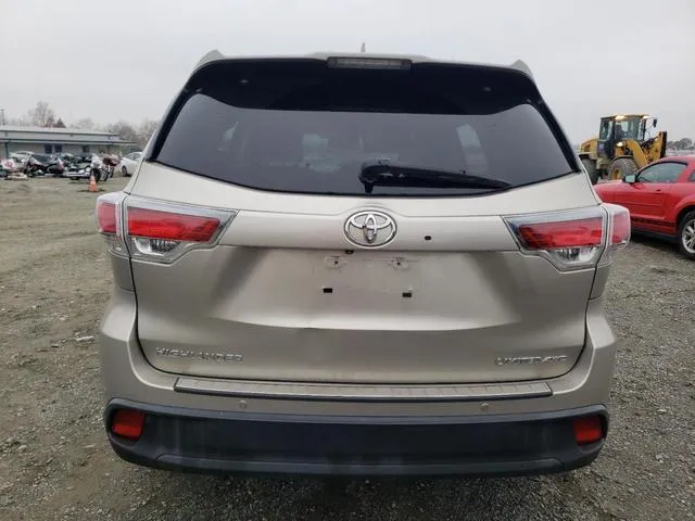 5TDDKRFH6ES045672 2014 2014 Toyota Highlander- Limited 6