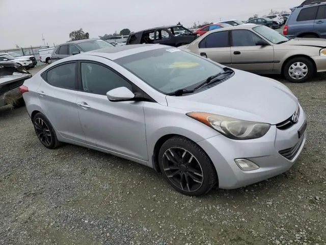 KMHDH4AE5CU256980 2012 2012 Hyundai Elantra- Gls 4