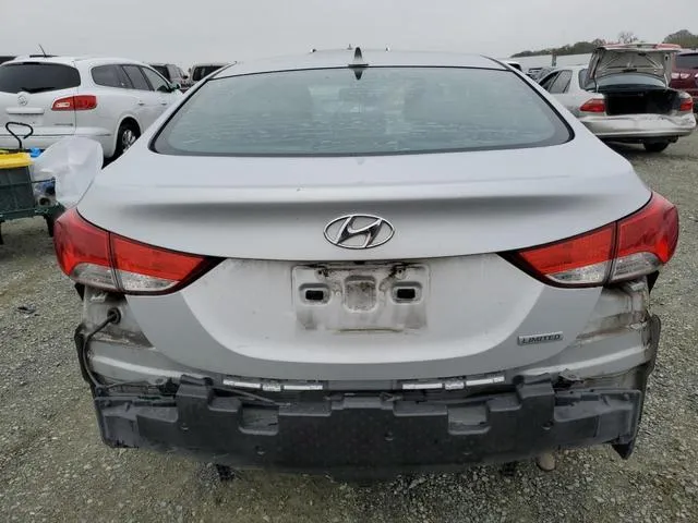 KMHDH4AE5CU256980 2012 2012 Hyundai Elantra- Gls 6