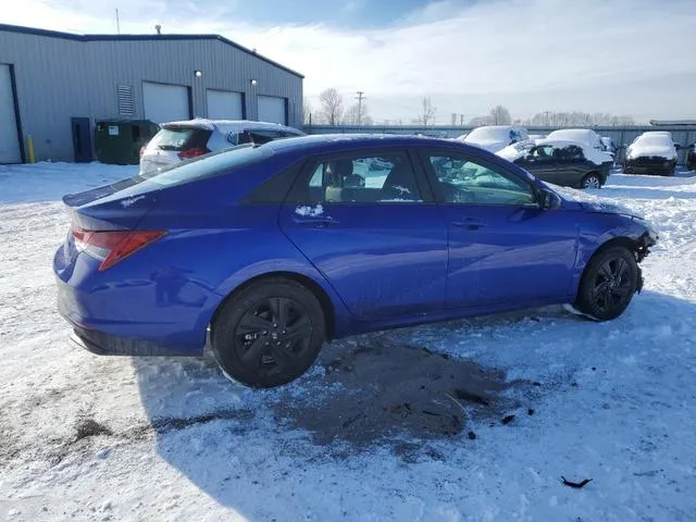 KMHLM4AJ8PU082641 2023 2023 Hyundai Elantra- Blue 3