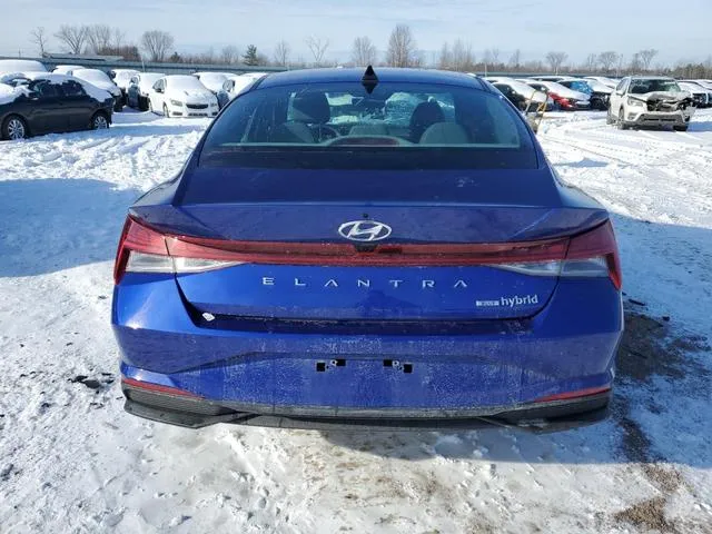 KMHLM4AJ8PU082641 2023 2023 Hyundai Elantra- Blue 6