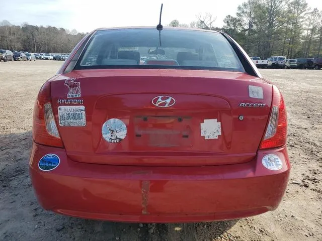 KMHCN4ACXBU614687 2011 2011 Hyundai Accent- Gls 6