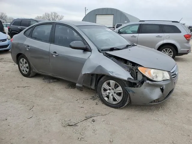 KMHDU4AD6AU108093 2010 2010 Hyundai Elantra- Blue 4