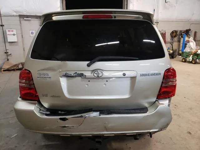 JTEHF21A120053809 2002 2002 Toyota Highlander- Limited 6