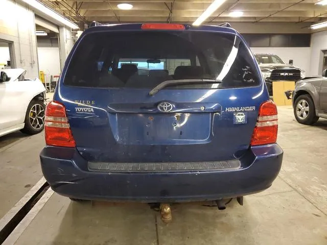 JTEGD21A720044601 2002 2002 Toyota Highlander 6