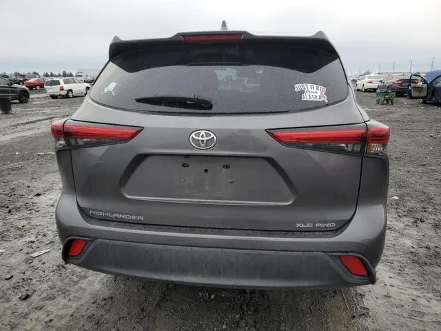 5TDGZRBH8MS548701 2021 2021 Toyota Highlander- Xle 6