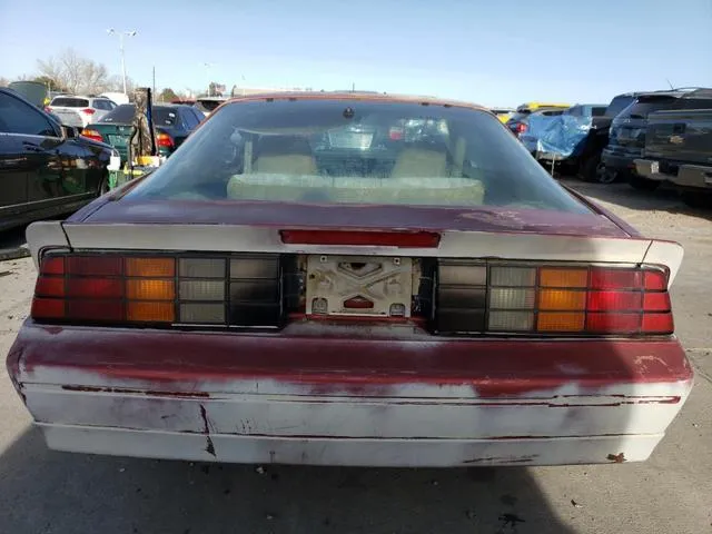 1G1FP21F7HL106467 1987 1987 Chevrolet Camaro 6