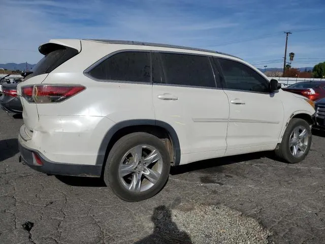 5TDYKRFH4FS114376 2015 2015 Toyota Highlander- Limited 3