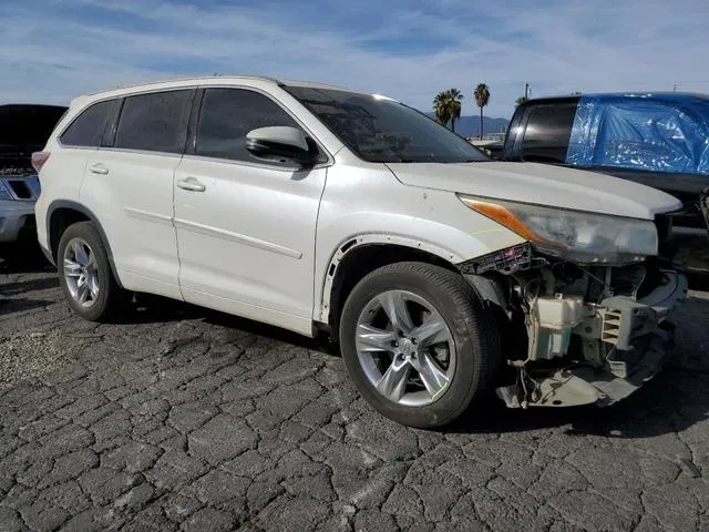 5TDYKRFH4FS114376 2015 2015 Toyota Highlander- Limited 4