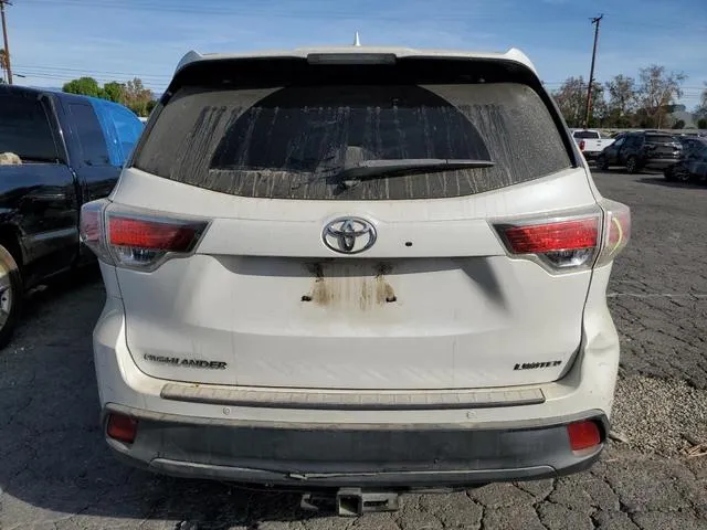 5TDYKRFH4FS114376 2015 2015 Toyota Highlander- Limited 6