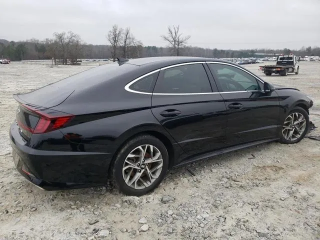 KMHL64JA4MA145757 2021 2021 Hyundai Sonata- Sel 3