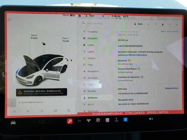 5YJ3E1EBXMF010041 2021 2021 Tesla MODEL 3 9