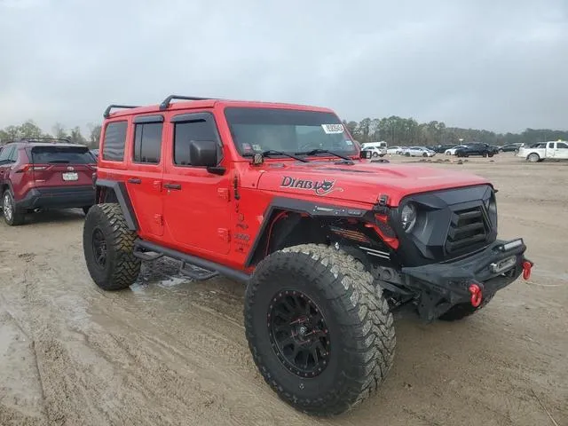 1C4HJXFN3JW148119 2018 2018 Jeep Wrangler- Rubicon 4