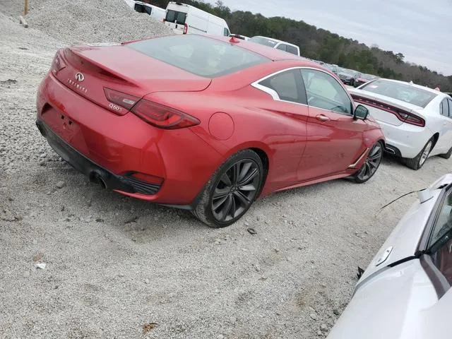 JN1FV7ELXKM440586 2019 2019 Infiniti Q60- Red Sport 400 3