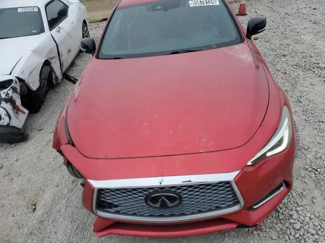 JN1FV7ELXKM440586 2019 2019 Infiniti Q60- Red Sport 400 5