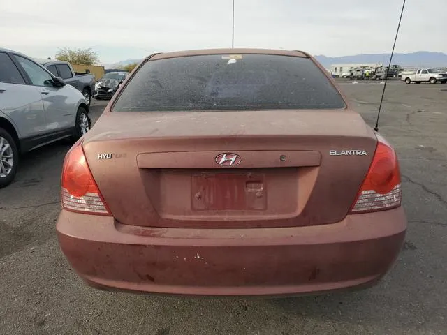 KMHDN46D74U714917 2004 2004 Hyundai Elantra- Gls 6