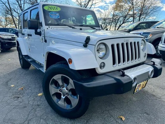 1C4HJWEG8JL893396 2018 2018 Jeep Wrangler- Sahara 1