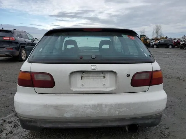 2HGEH2349NH546065 1992 1992 Honda Civic- CX 6