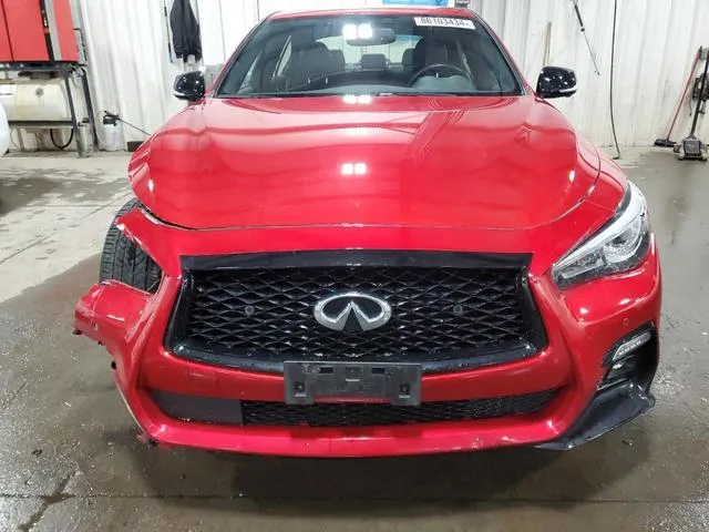 JN1FV7DR0MM880308 2021 2021 Infiniti Q50- Red Sport 400 5