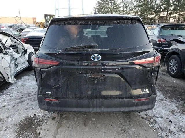 5TDKSKFC6MS005528 2021 2021 Toyota Sienna- LE 6