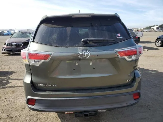 5TDZKRFH3FS093833 2015 2015 Toyota Highlander- LE 6