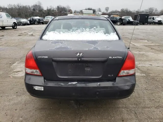 KMHDN45D42U412645 2002 2002 Hyundai Elantra- Gls 6