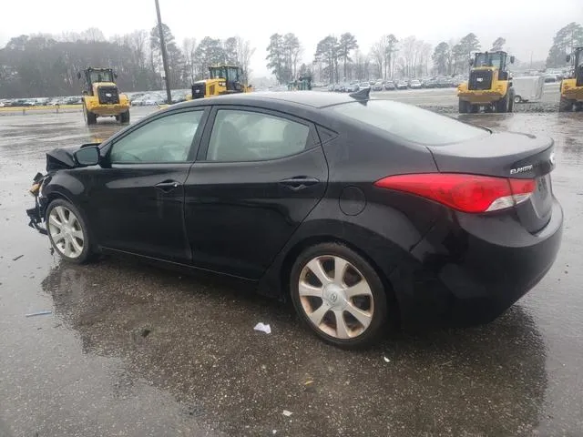 KMHDH4AE5CU309743 2012 2012 Hyundai Elantra- Gls 2