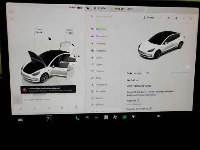 5YJ3E1EA7NF191897 2022 2022 Tesla MODEL 3 9