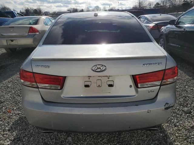 5NPEU46F38H316293 2008 2008 Hyundai Sonata- SE 6