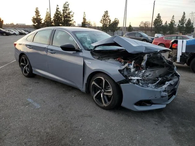 1HGCV3F28NA013445 2022 2022 Honda Accord- Hybrid Sport 4