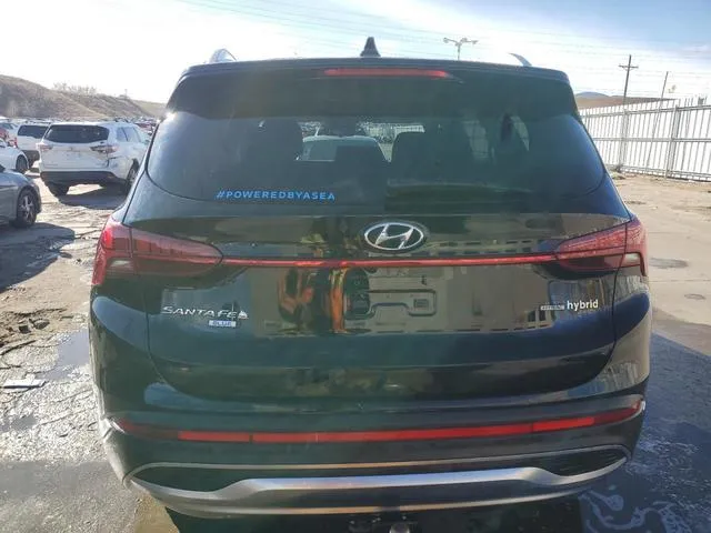 KM8S2DA1XNU036078 2022 2022 Hyundai Santa Fe- Blue 6